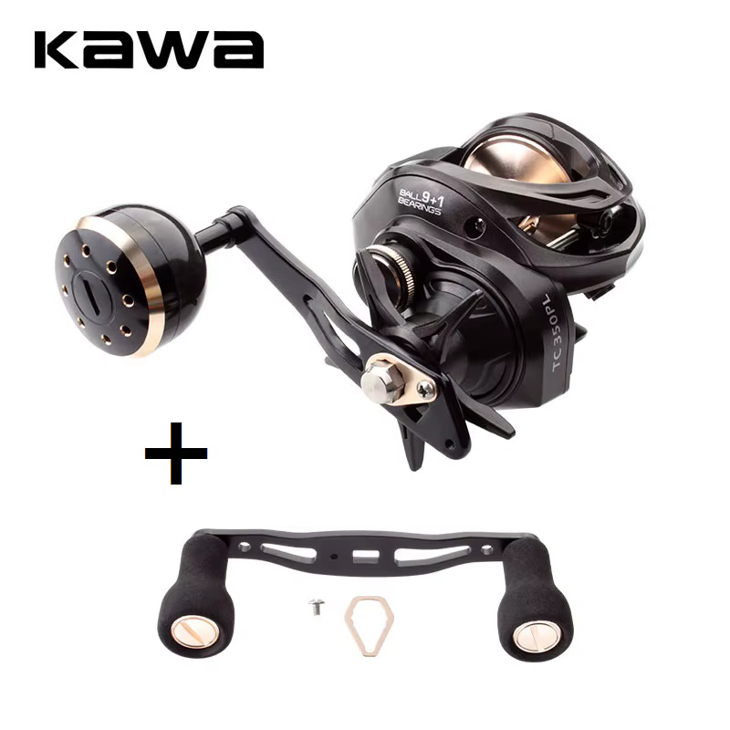 Carrete Jigging Kawa – Arrastre 16kg, 9+1 rodamientos, 6.3:1 - imagen 5