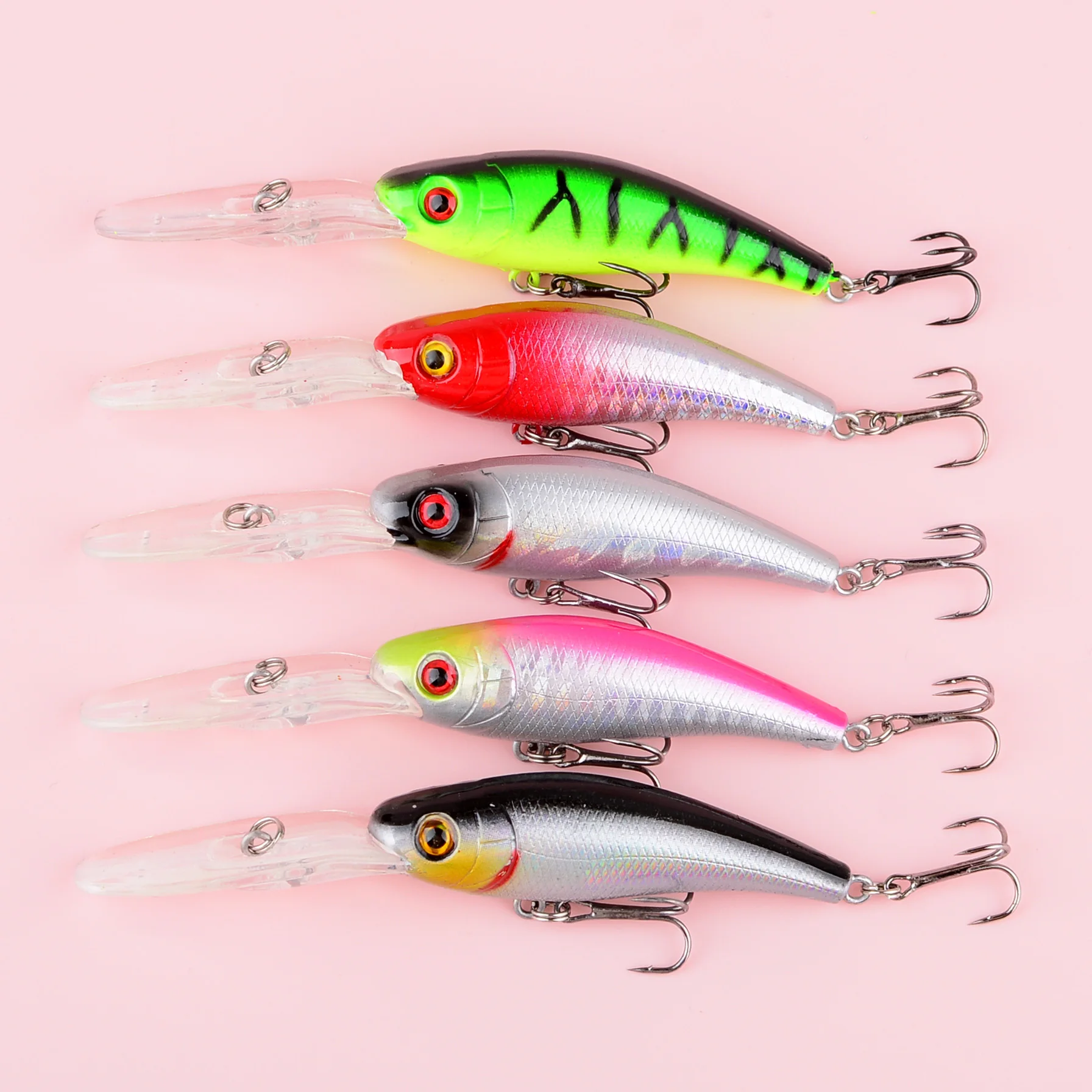 Señuelo Minnow de labio largo sumergible para trucha y lubina - imagen 2