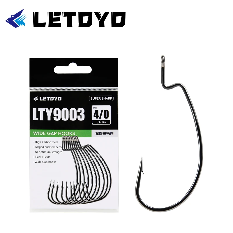 Anzuelos Jig Heads Letoyo – Acero al carbono, vástago ancho agua salada - imagen 2