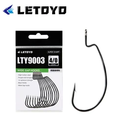 Anzuelos Jig Heads Letoyo – Acero al carbono, vástago ancho agua salada