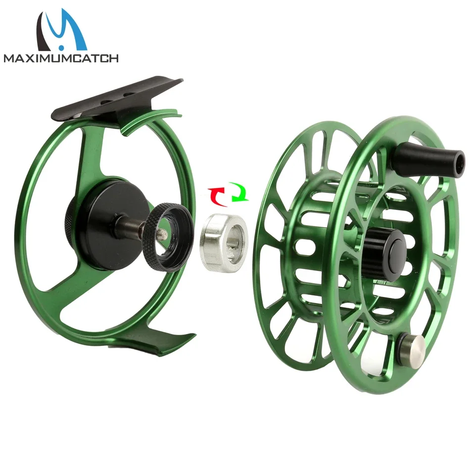MAXCATCH Carrete de pesca con mosca aluminio CNC – para trucha - imagen 3
