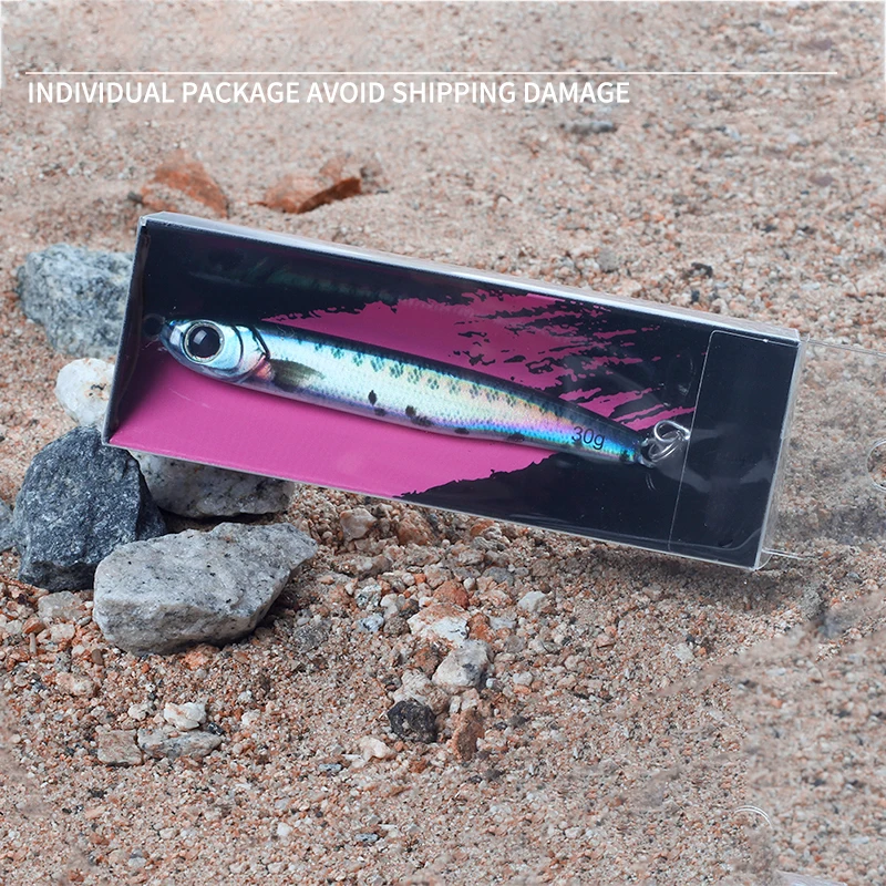 LETOYO Jig Metálico con UV para Lubina – Señuelo de Jigging - imagen 4