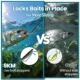Retenedores de cebo de silicona 9KM Bait Stoppers para vinilo - imagen 5