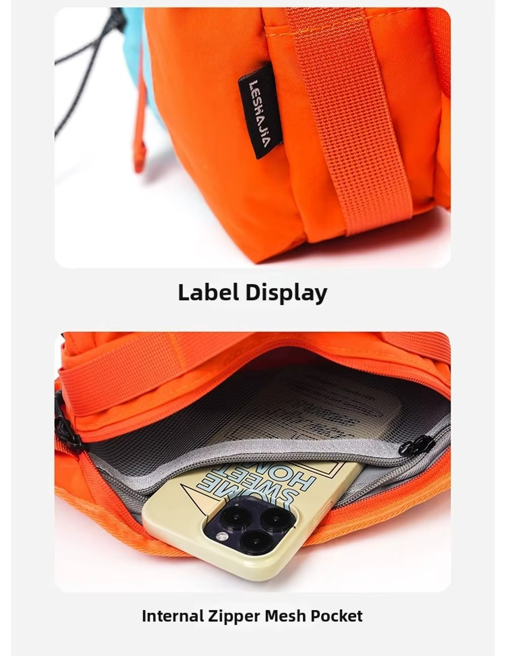 Bolso bandolera coreano completo