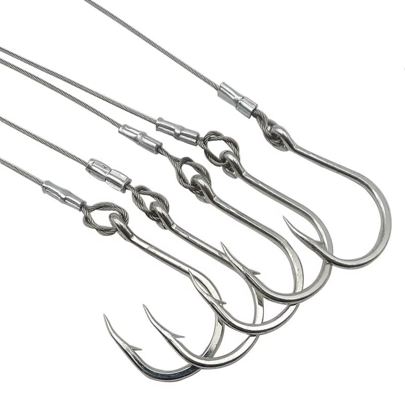 Anzuelo individual de acero para bagre – Agua dulce y salada