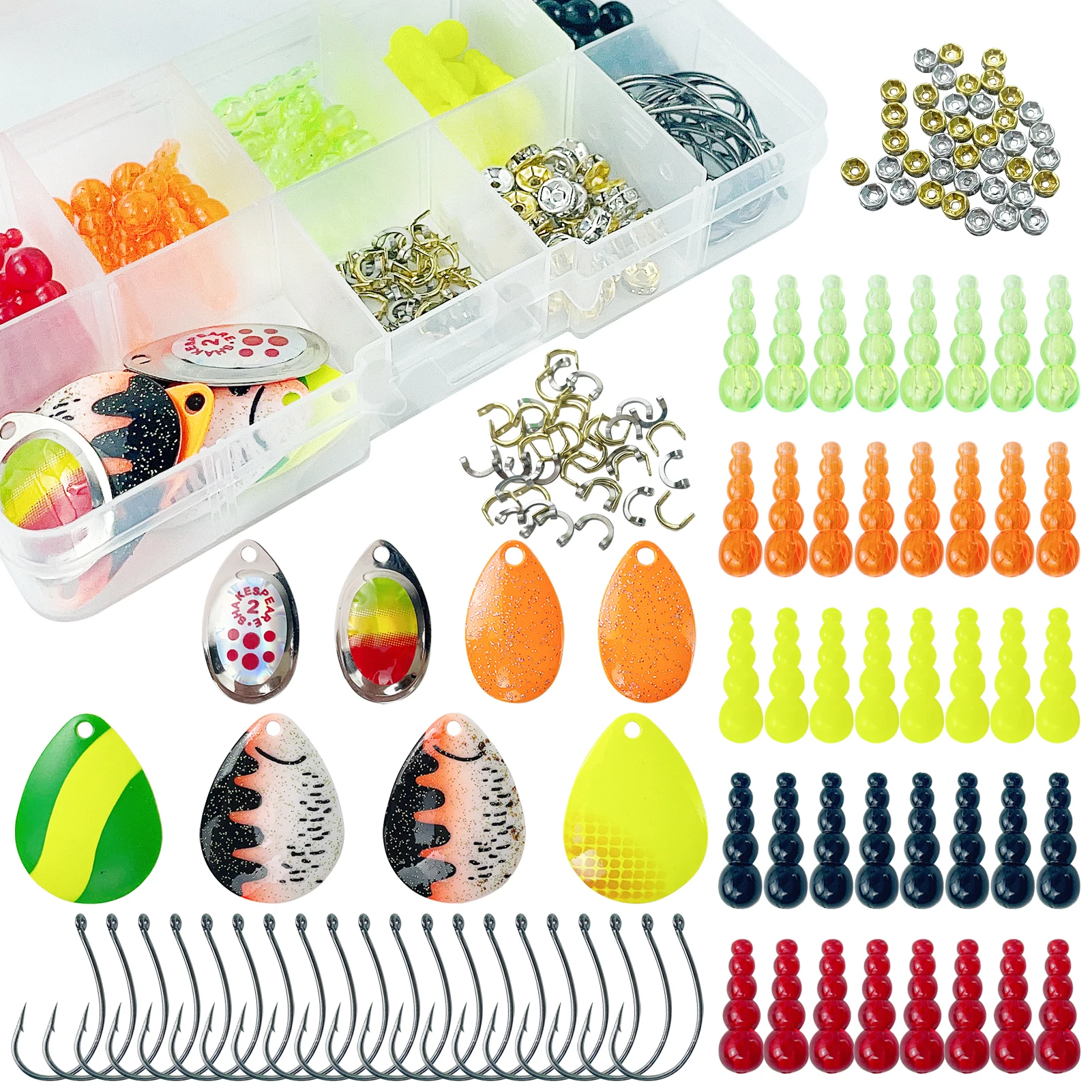 Lentejuelas y cuentas de colores para combinaciones