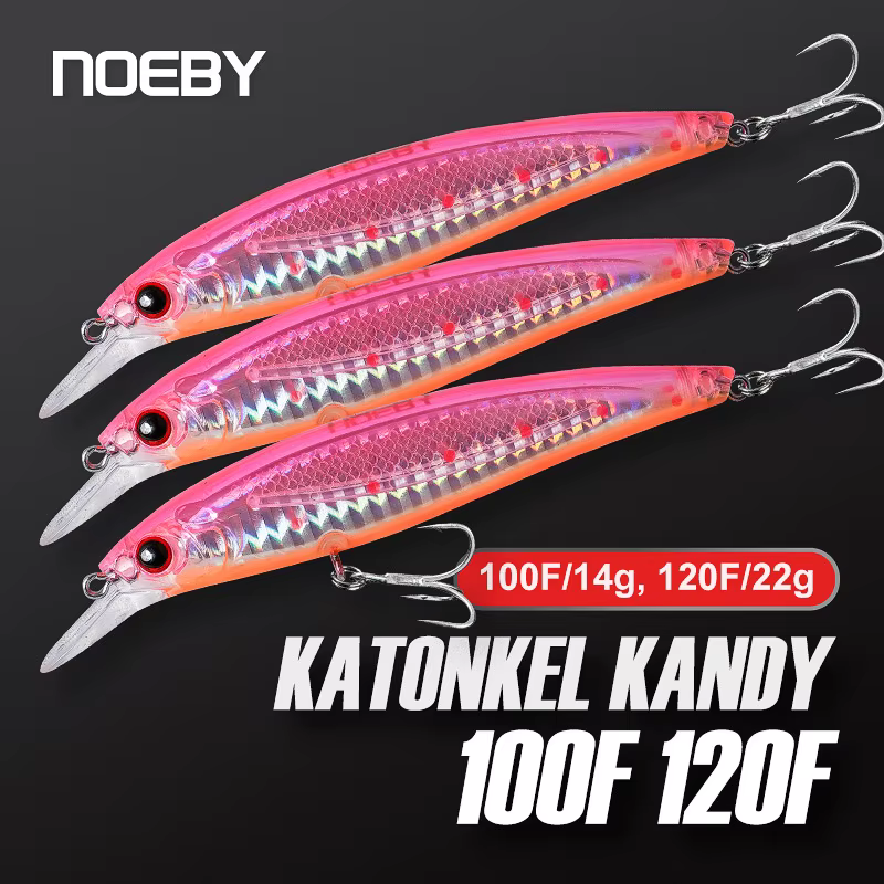 Noeby Peka Jerkbait Flotante – Señuelo Hardbait 100-120mm - imagen 5