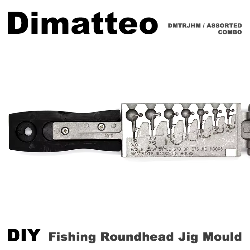 Dimatteo Molde Jig Head Redondo – Juego de pesos variados - imagen 3