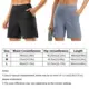 Pantalones cortos elásticos deportivos mujer cintura alta con bolsillos - imagen 4