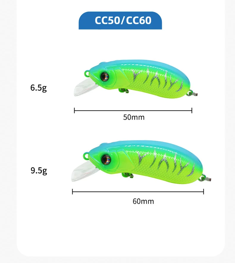 Wobbler AJLURES con acabado realista