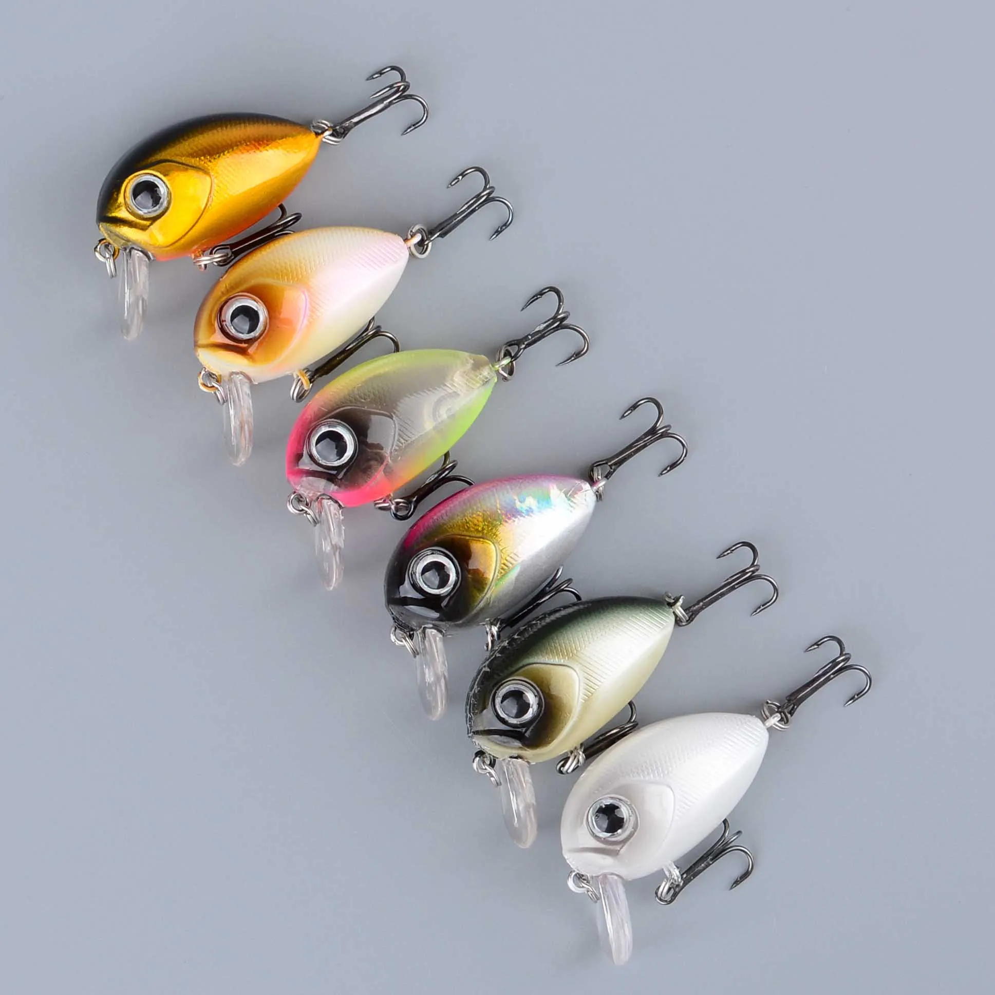 Micro crankbait wobbler flotante mini para trucha y lubina señuelo - imagen 5