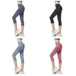 Leggings deportivos de cintura alta, secado rápido para correr