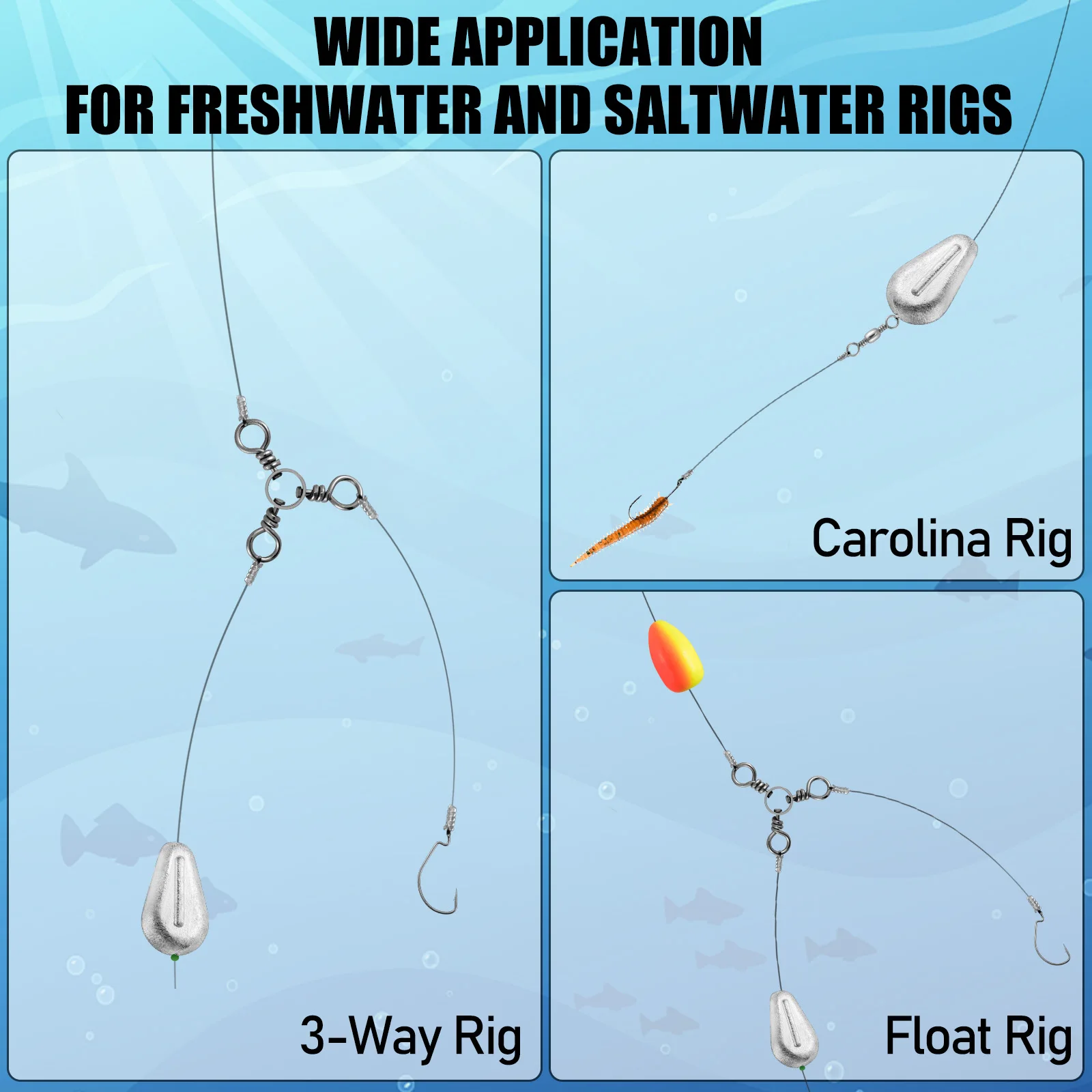 Plomos Inline para Surfcasting – Pesos sin rollo para mar y río - imagen 3
