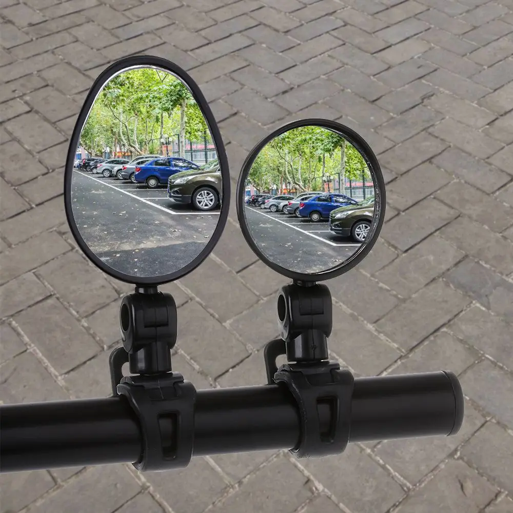 Retrovisor bicicleta ajustable visión trasera 360° ABS - imagen 3