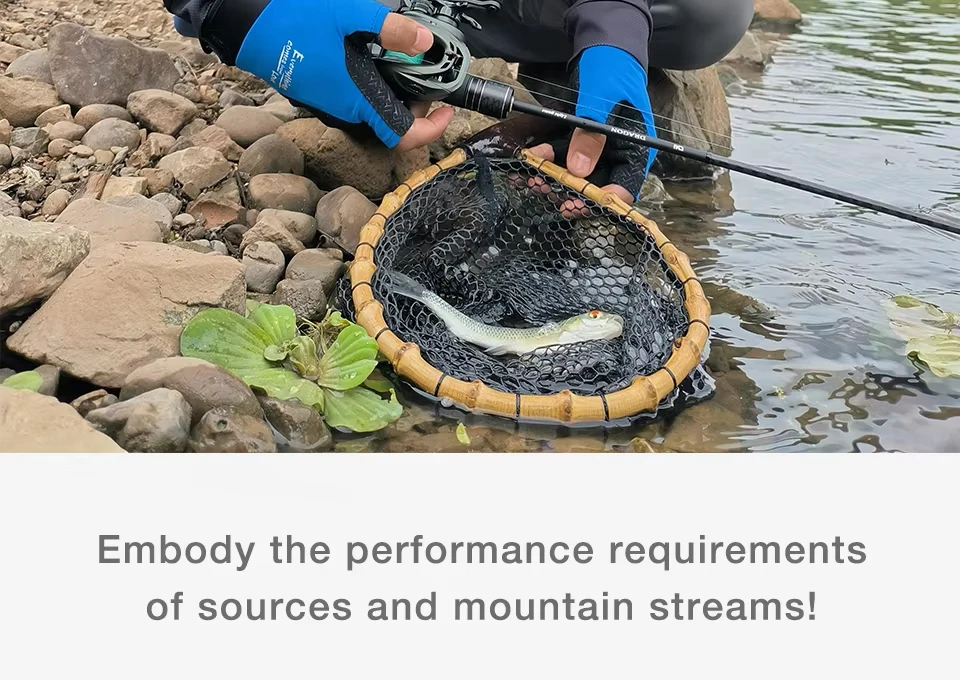 Caña y montaje para pesca de precisión