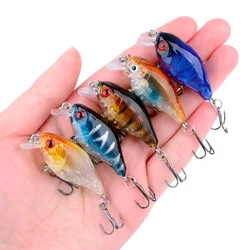 Micro crankbait flotante 4 cm para lubina y trucha – Wobbler cebo duro
