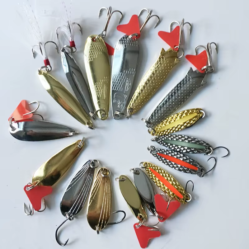 Kit Señuelos Jigging Cucharas Wobblers – Lubina - imagen 2
