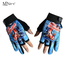 Guantes de pesca antideslizantes de tres dedos resistentes al desgaste