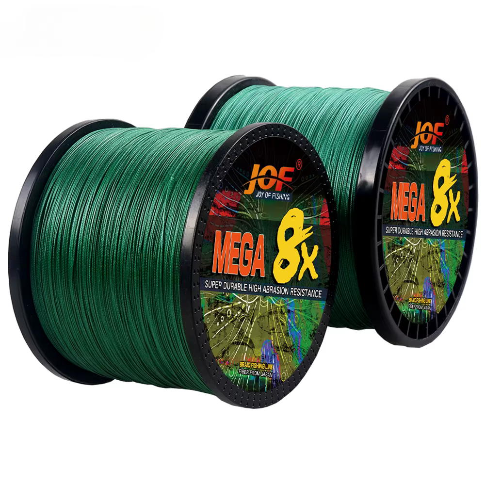 Sedal Trenzado JOF 8 Hilos – Multifilamento PE para Carpa y Lubina