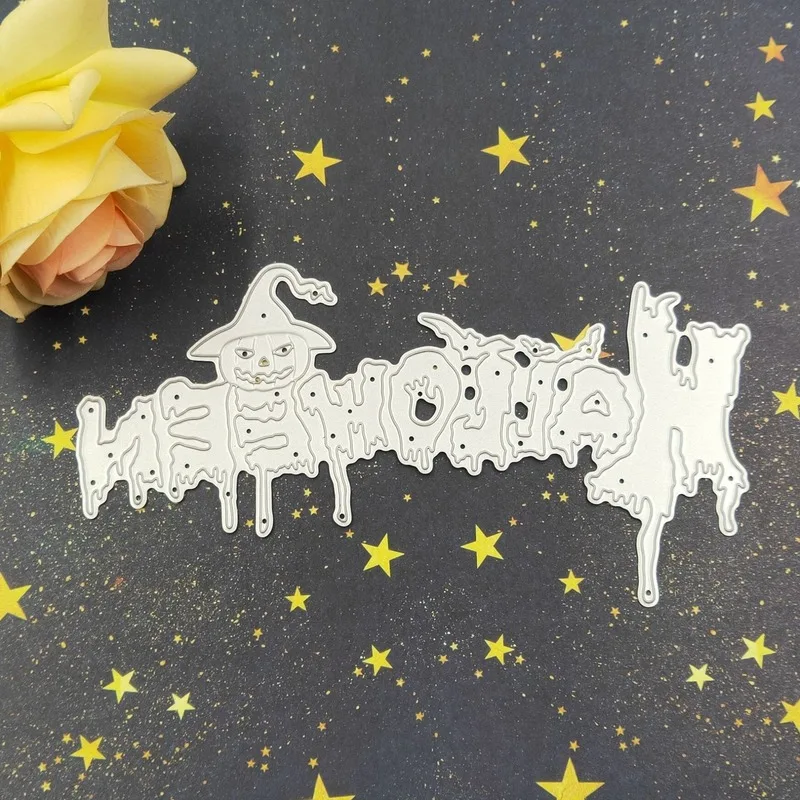 Troqueles de corte de acero al carbono Halloween – plantilla DIY - imagen 2