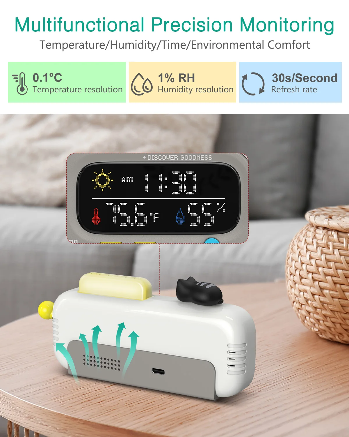 Monitor decorativo para escritorio