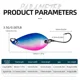 ShareShark Señuelos de Cuchara metálicos brillantes para pesca - imagen 2
