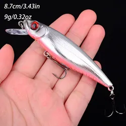 Minnow Crank Wobbler para lubina, lucio y carpa – nado realista