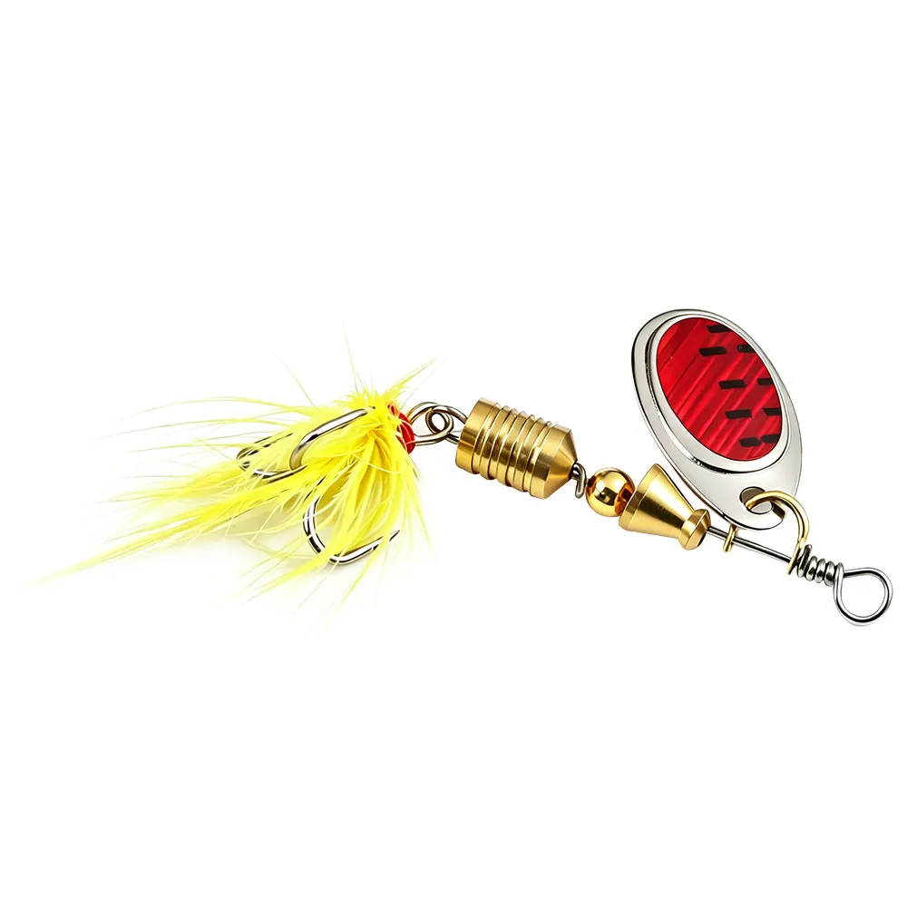 Señuelos giratorios para lubina tipo cuchara Walleye Zander - imagen 3