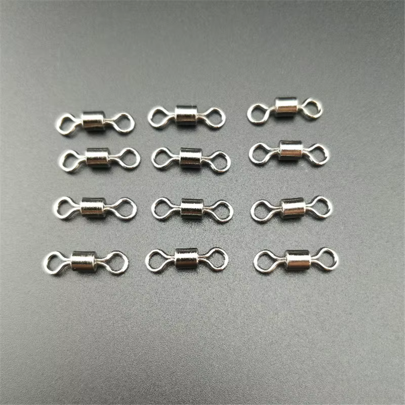 Conectores giratorios snap de acero inoxidable para pesca de carpa - imagen 4