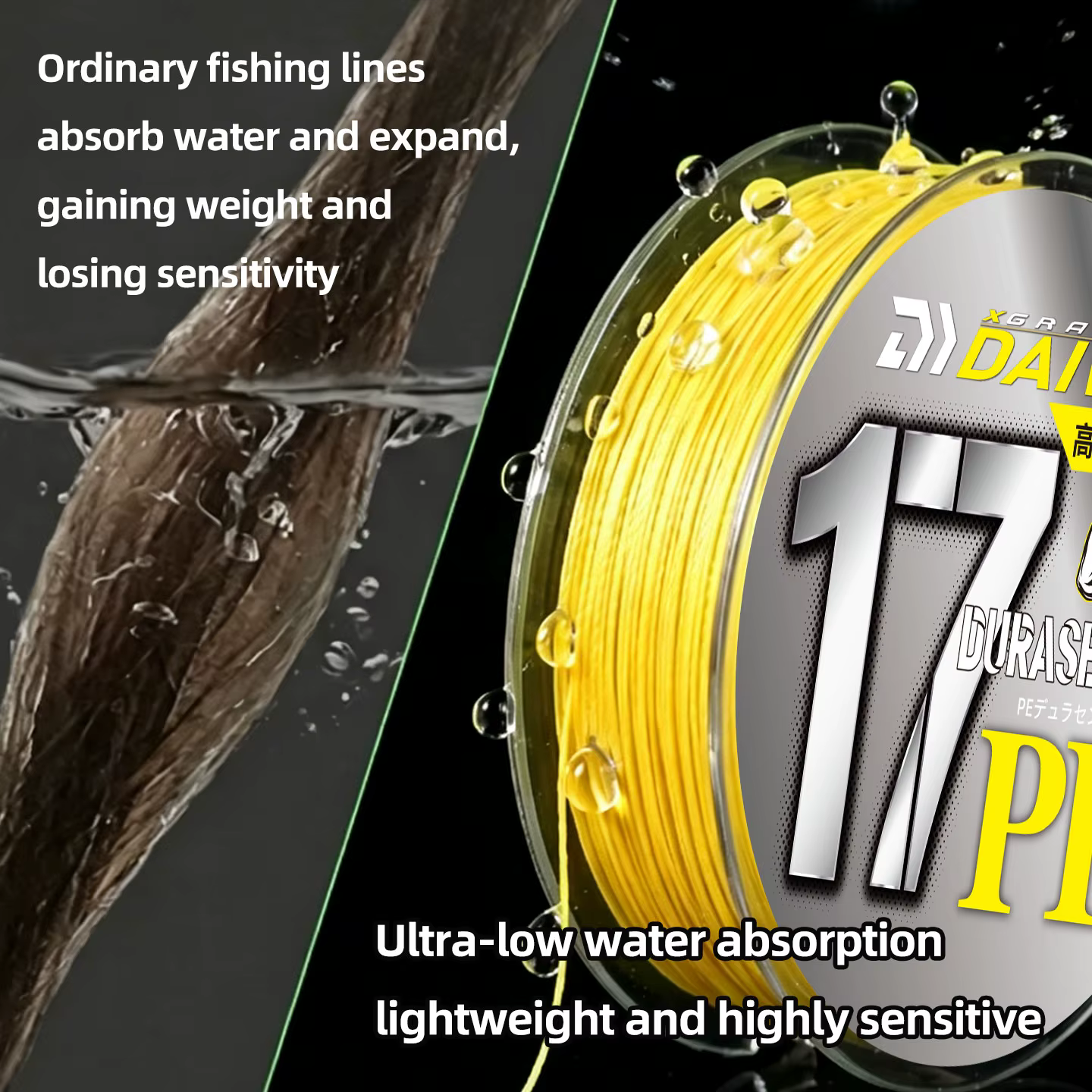 Línea Trenzada Daiwa J-Braid Expedition X17 – PE de 17 hilos - imagen 4