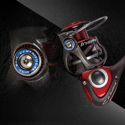 Carrete Okuma Carbon Light Spinning – Cabezal Metálico para Agua Salada