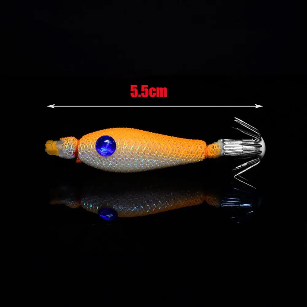 Cebo Jigging Luminoso Calamar Gancho Acero Inoxidable Sepia Pulpo - imagen 4