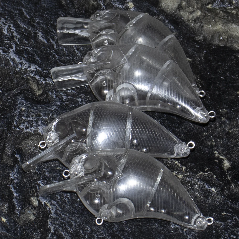 Dr.Holife Crankbait flotador sin pintar con sonajero para pesca - imagen 2