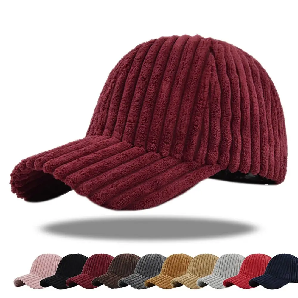 Gorra de invierno térmica pana algodón ajustable Hip Hop unisex - imagen 5