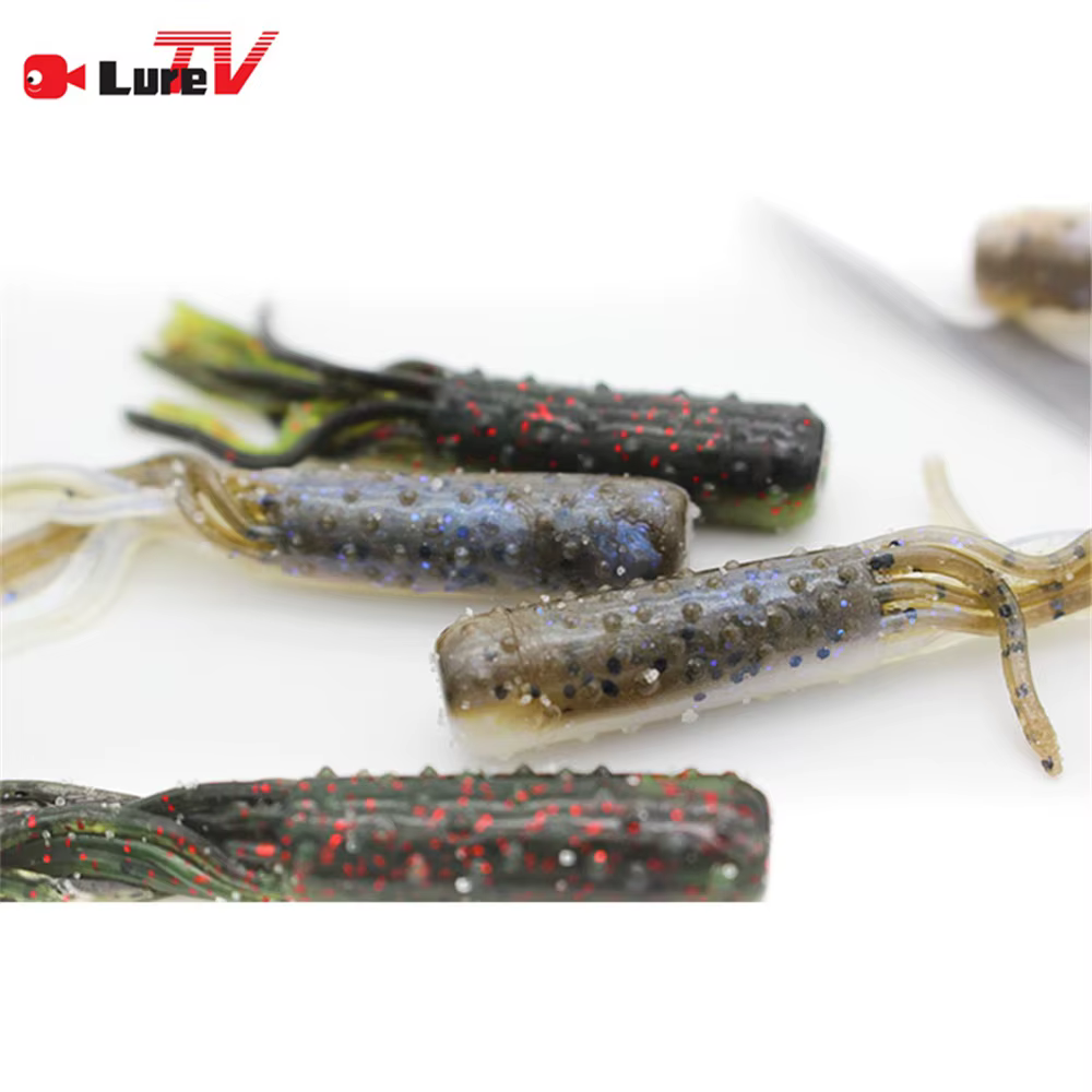 Luretv TRD Tubez – Vinilo flotante tipo tubo para Ned Rig de lubina