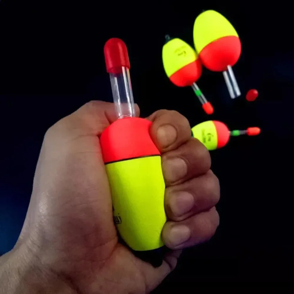 Flotador EVA con soporte para barra luminosa en pesca nocturna