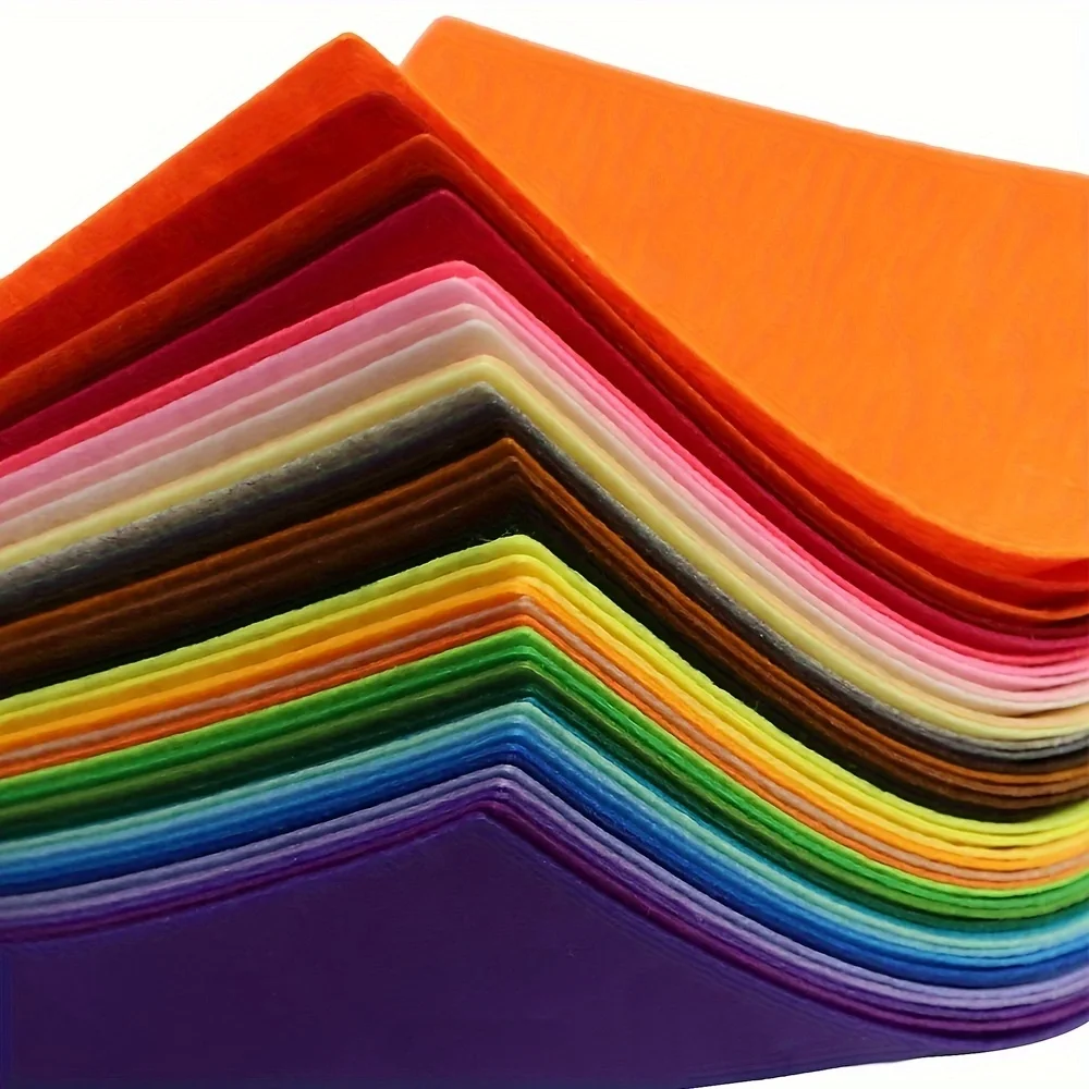 Hojas de fieltro grandes 8x12 para manualidades, colores surtidos - imagen 4