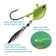 Anzuelos Jig Head con spinnerblade luminosa para vinilo - imagen 2