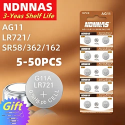 Batería de botón AG11 SR721SW para mandos y relojes