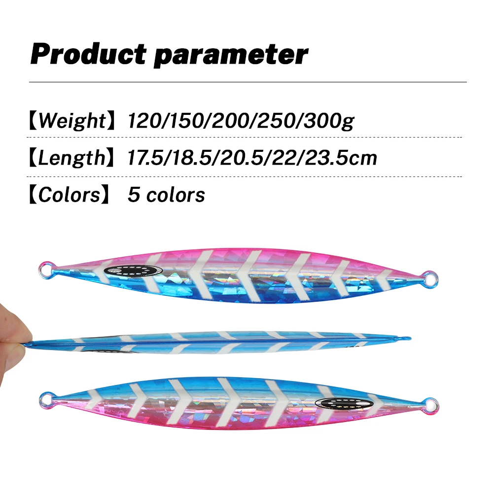 TOLU Metal Jig Slow Pitch – Señuelo para pesca mar profundo y agua salada - imagen 4