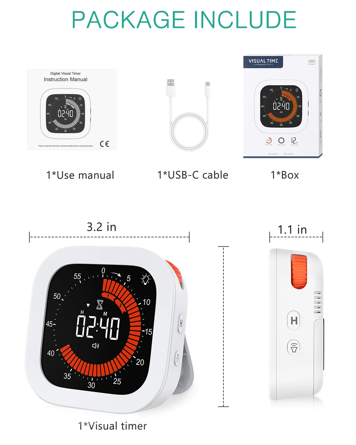 Temporizador digital recargable con cuenta atrás mejorada - imagen 5