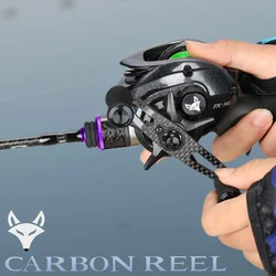 TSURINOYA Spirit Fox 50 Carrete de pesca ultraligero 7.3:1 laton