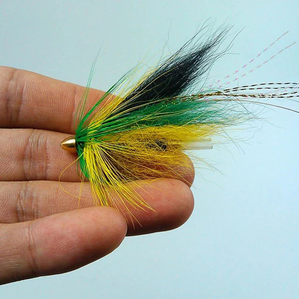 Señuelo de latón Ellllv tipo pez para pesca con mosca trucha - imagen 3