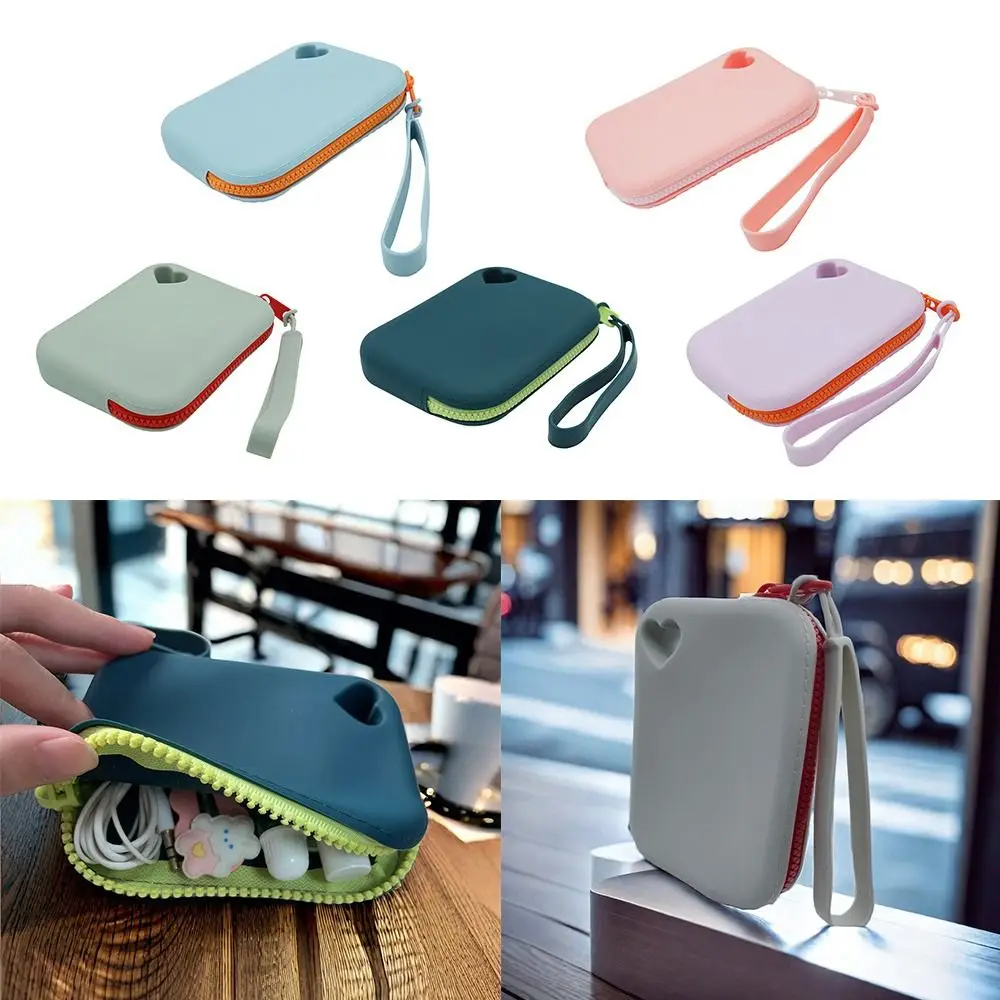 Monedero portátil de silicona impermeable multiusos de viaje