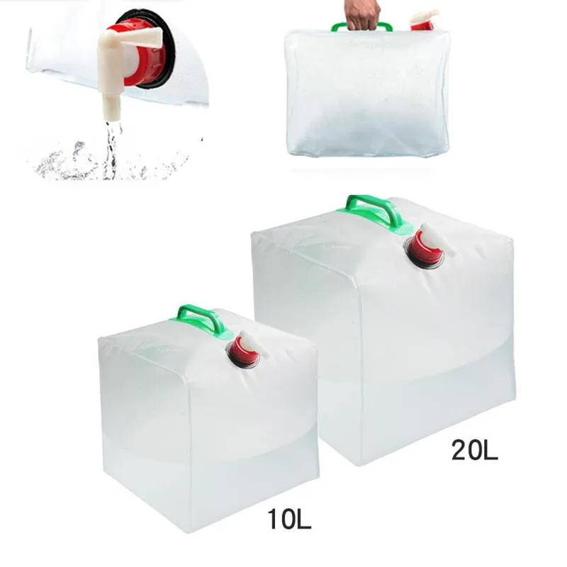Bolsa de agua plegable gran capacidad – Depósito portátil para camping