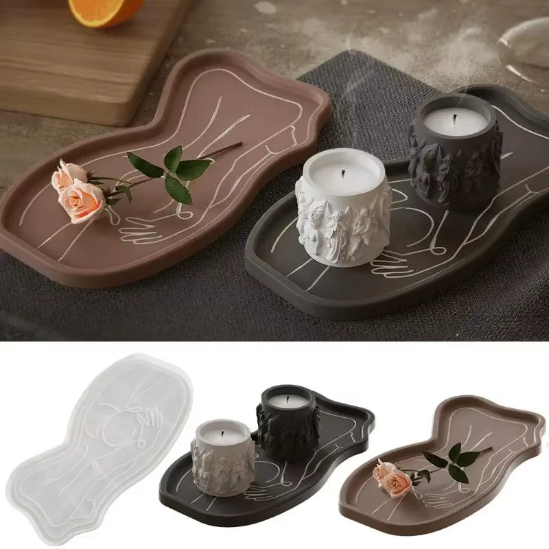 Molde de Silicona para Bandeja Decorativa con Figura Humana - imagen 3