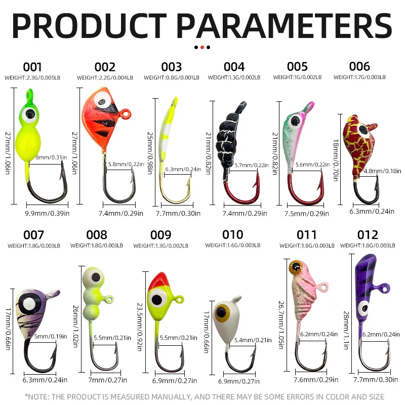 Anzuelos para pesca en hielo luminosos ShareShark para vinilo - imagen 3