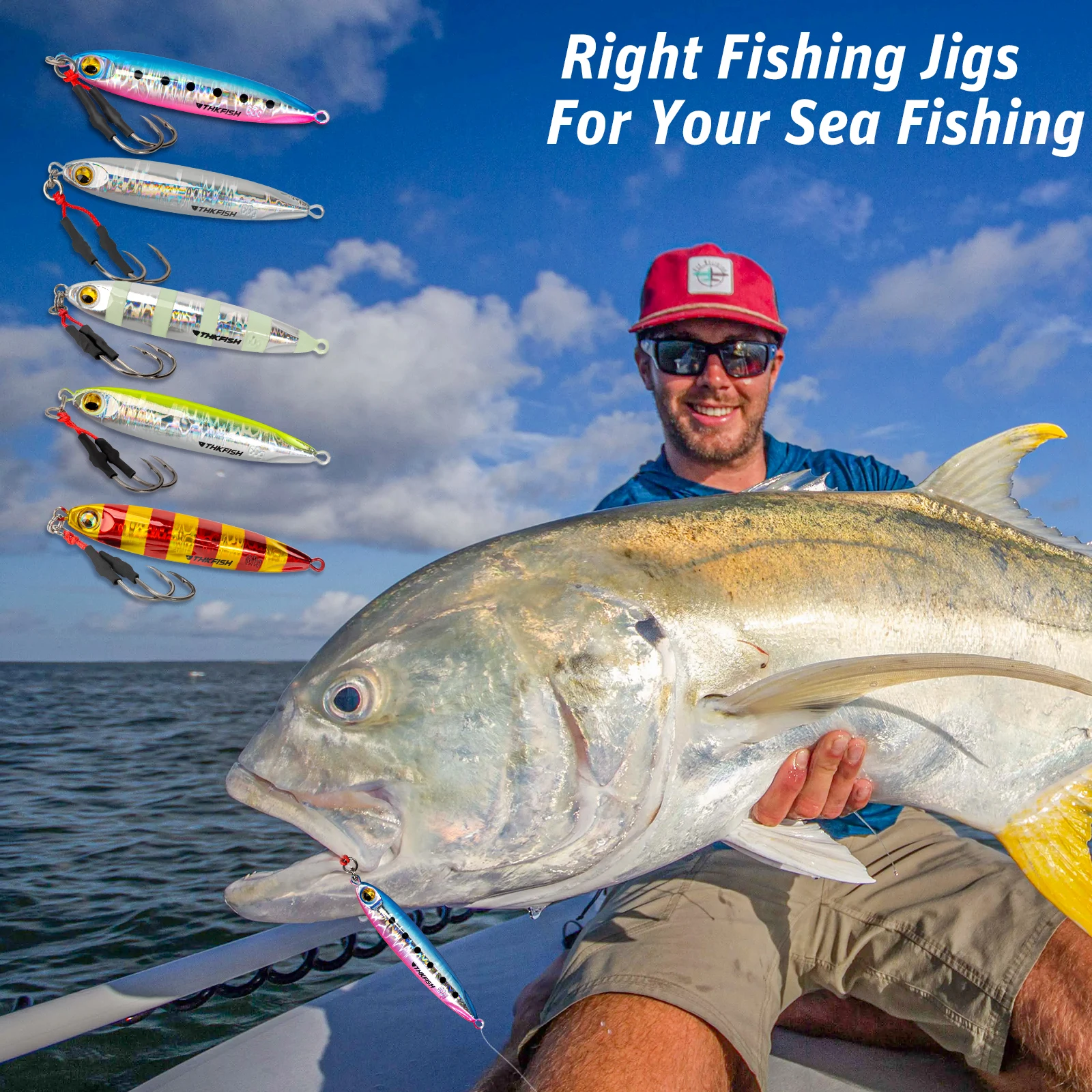 Cucharas metálicas THKFISH con ojos 3D