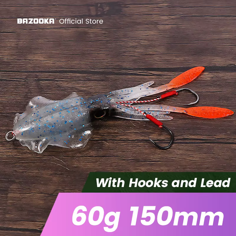 Jighead luminoso Bazooka – Faldas para curricán de hundimiento - imagen 4
