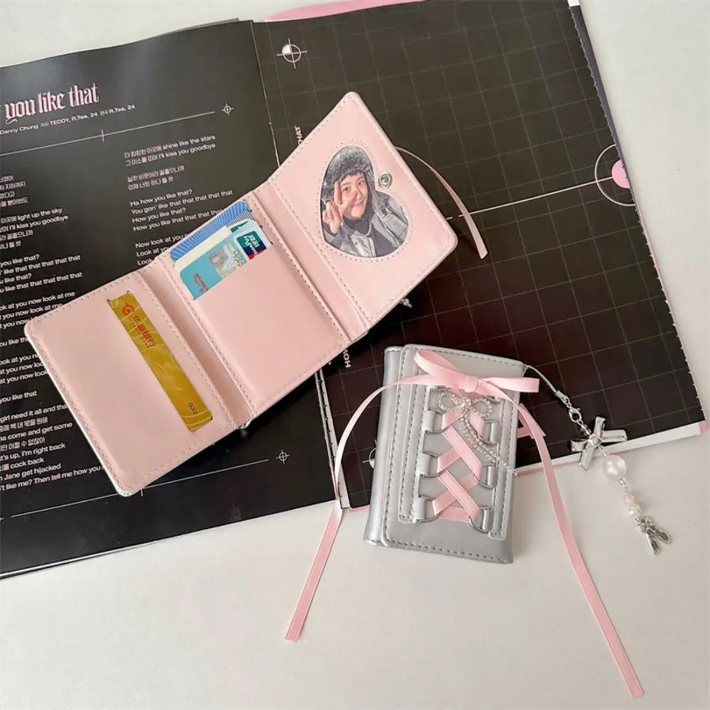 Cartera casual Y2K plateada con correa y monedero corto mujer - imagen 4